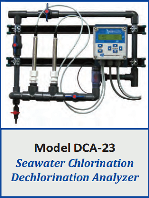 	SEAWATER DECHLORINATION ANALYZER DCA23 - ECD